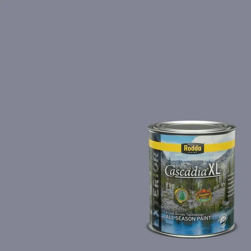 Vista 75 de Rodda Paint CASCADIA XL - Pintura e imprimación satinada para exteriores en uno, cuarto de galón, blanco abstracto