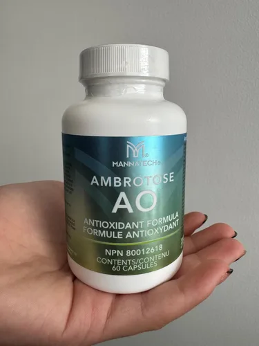 Vista 6 de Mannatech Ambrotose AO 60 cápsulas cargadas con vitamina C y vitamina E. Ayuda al cuerpo contra los radicales libres. Suplemento de apoyo
