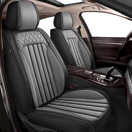 Vista 13 de Fundas de asiento para Kia Optima 2001-2020, asientos delanteros, protector de asiento impermeable, soporte ergonómico de cintura, para decoración