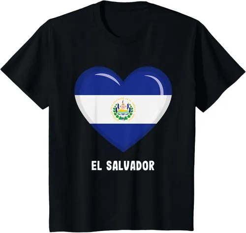 Vista 45 de Camiseta Bandera de El Salvador Camiseta salvadoreña