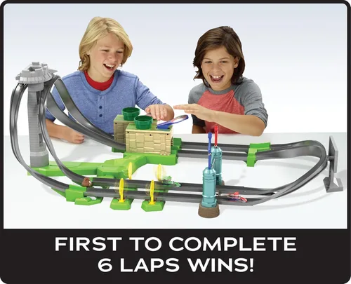 Vista 3 de Juego de circuitos Hot Wheels Mario Kart Lite Track Set