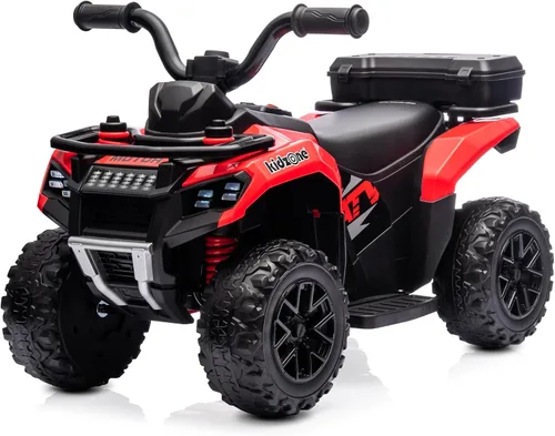 Vista 9 de Kidzone ATV Quad de 6 V para niños pequeños de 18 a 36 meses, color azul