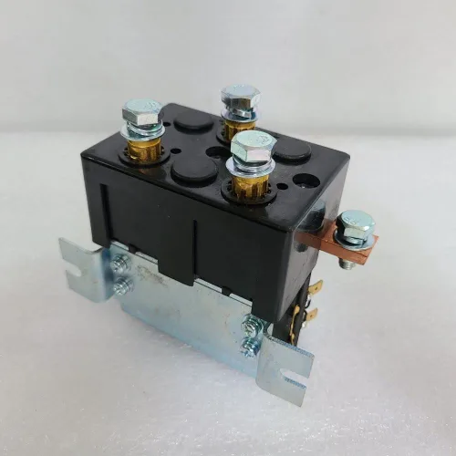 Vista 4 de DC SPDT Motor Contactor de inversión Changover Solenoide Relé Interruptor Reemplazar Albright DC182 DC182-3 24V Bobina 200A Accesorios Carro de Golf