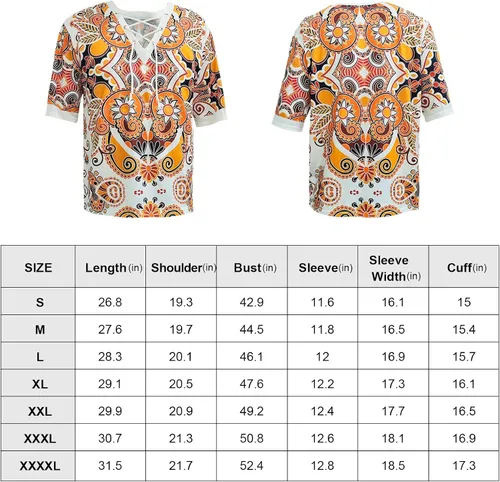 Vista 3 de MRYUWB Hippie Hombres 70s y 80s Disco Ropa Camisas Playa Cordón Impreso Manga Corta 5 Piezas Disco Tema Fiesta