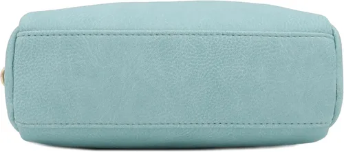 Vista 104 de FashionPuzzle Triple Zip Small Crossbody Bag