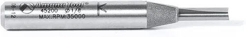 Vista 3 de Amana Tool - 45200 Carburo Sólido Borde Recto Plunge Alta Producción 1/8 Dia x 7