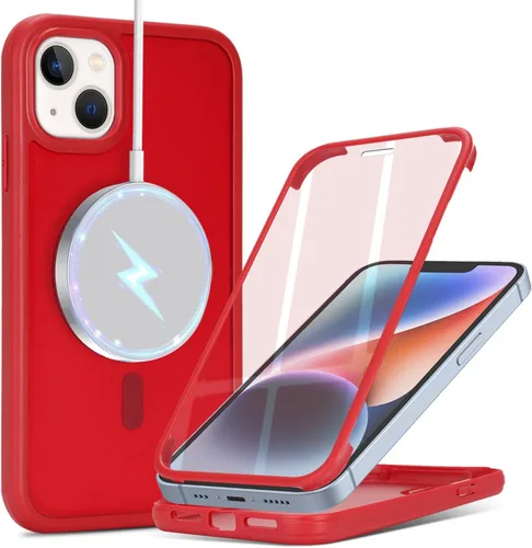 Vista 64 de Funda para iPhone 8 Plus con protector de pantalla, compatible con Magsafe, para iPhone 7 Plus, protector de pantalla integrado, funda delgada