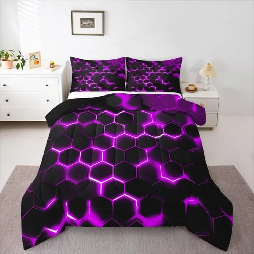 Vista 17 de Juego de ropa de cama rústica de granja color verde azulado con puerta de granero de madera, edredón de plumas tamaño Queen, decoración occidental