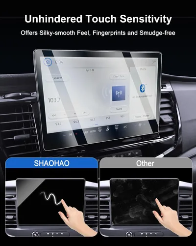Vista 3 de SHAOHAO 2 Pcs for 2026 Ford Transit Screen Protector for 2022 2023 2024 2025 2026 Ford Transit Accessories (Passenger Van XL/XLT/Cargo Van/Crew Van)