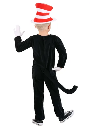 Vista 6 de Disfraz de El Gato Ensombrerado para Niños Pequeños Multicolor