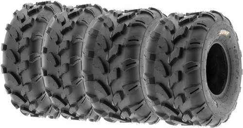 Vista 10 de SunF Juego de 4 neumáticos deportivos ATV de 18 x 7-8 UTV para cortacésped de 18 x 7 x 8, 6 capas-A003