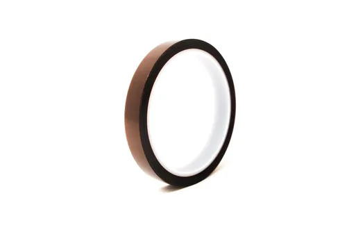 Vista 2 de Bertech Kapton - Cinta adhesiva de poliimida baja estática, núcleo de 3 pulgadas, 1 mil de grosor, 36 yardas de longitud, 1/2 pulgada de ancho