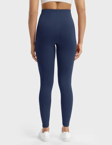 Vista 4 de Buttergene Leggings de maternidad para mujer sobre el vientre, pantalones de entrenamiento de maternidad, leggings de yoga para embarazo
