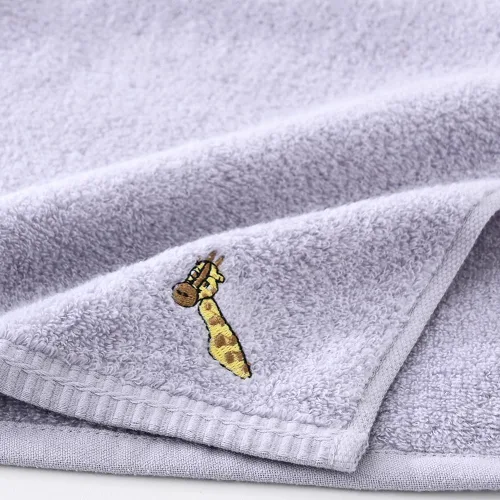 Vista 7 de sense gnosis Toallas faciales de 100% algodón para niños, toallas de dedo para baño, juego de toallas bordadas con animales para niños y toallitas