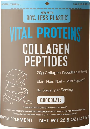 Vista 12 de Vital Proteins - Péptidos de colágeno en polvo - Polvo de chocolate para la salud del cabello, uñas, piel, huesos y articulaciones, 13.5 oz