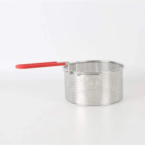 Vista 7 de Colador de fideos de acero inoxidable Filtro de alimentos fritos Colador Colador Cuchara Colador Cesta