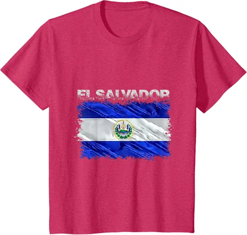 Vista 75 de Camiseta El Salvador, Negro