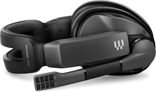 Vista 13 de Sennheiser GSP 370 - Auriculares inalámbricos para juegos sobre la oreja, Bluetooth de baja latencia, micrófono con cancelación de ruido, giro