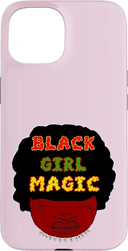 Vista 6 de Funda mágica para iPhone 12 mini niña negra
