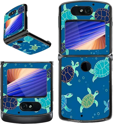 Vista 35 de Rossy Funda para Motorola RAZR 5G, para Moto RAZR 5G, funda delgada y ligera de policarbonato duro a prueba de golpes para Motorola Moto RAZR 5G