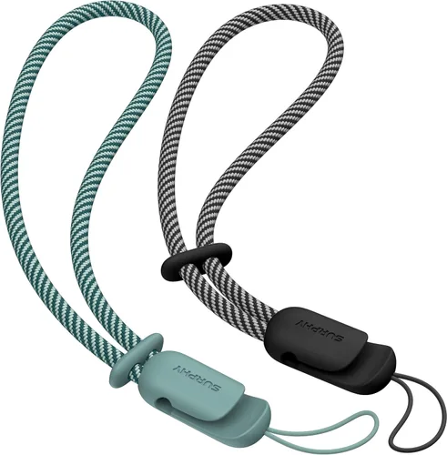 Vista 12 de SURPHY Paquete de 2 cordones de teléfono para funda de teléfono celular, correa de muñeca de teléfono para funda, correa de teléfono celular