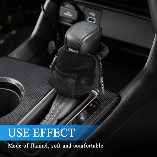 Vista 3 de 2 sudaderas con capucha para palanca de cambios, cubierta universal para pomo de palanca de cambios de automóvil, divertida sudadera con capucha