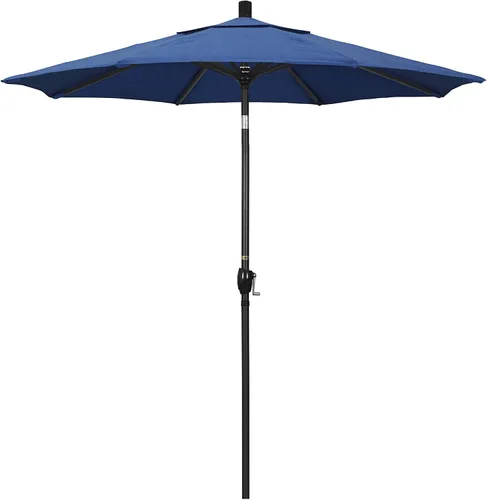 Vista 35 de California Umbrella 7.5' paraguas redondo de aluminio del mercado, elevación de la manivela