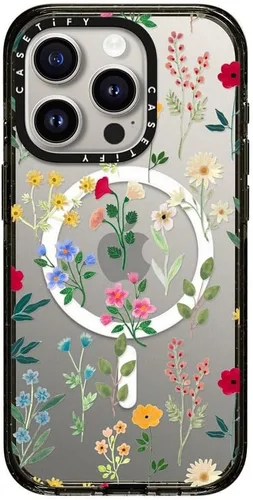 Vista 104 de CASETiFY Impact Funda para iPhone 15 [Probada contra Caídas de Grado Militar 4X / Protección contra Caídas de 8.2 pies / Compatible con Magsafe]