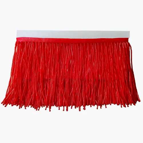 Vista 12 de Ribete de flecos con cuentas, cinta con borlas de 4 pulgadas de ancho, 1 yarda de largo para manualidades, decoración de ropa (negro)