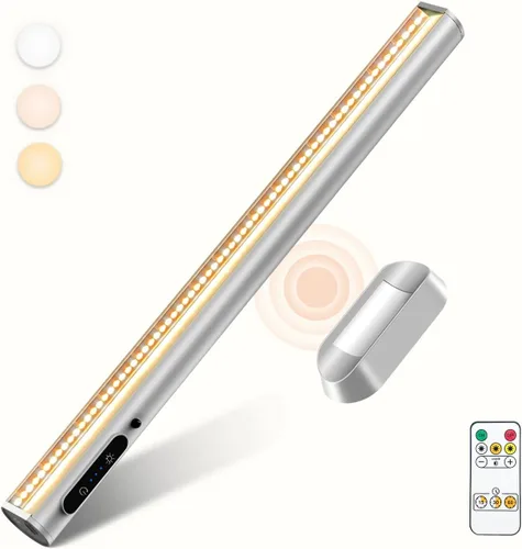 Vista 9 de Barra ligera magnética recargable del LED, luz inalámbrica del Blanco