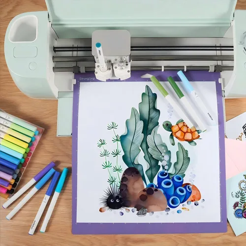 Vista 5 de Juego de bolígrafos de punta 0.4 compatible con Cricut Maker 3/Maker 4/Maker/Explore 3/4/Air 2/Air, juego de 36 bolígrafos de punta fina