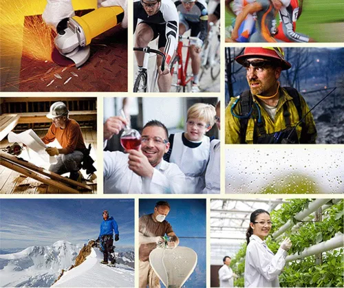 Vista 9 de Gafas de protección a prueba de niebla gafas transparentes de protección de lentes transparentes