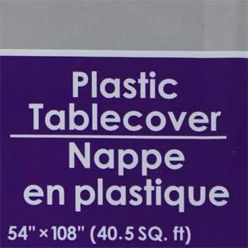 Vista 2 de PAQUETES DE MESA DE PLÁSTICO DESECHABLES (GRIS/GRIS)