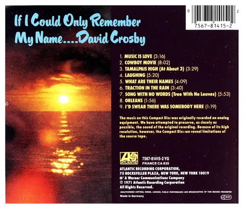 Vista 2 de If I Could Only Remember My Name