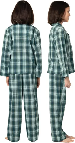 Vista 4 de PajamaGram Pijamas para niños - Pijamas con botones para niños