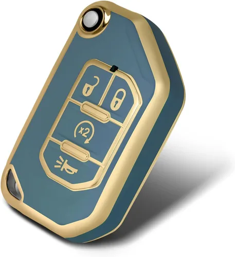 Vista 54 de Funda protectora inteligente de termoplástico con 4 botones para llave de Hyundai; funda compatible con los modelos Elantra, Ioniq, Sonata, Tucson
