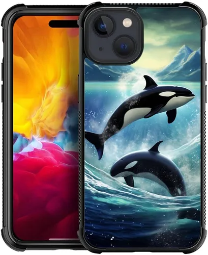 Vista 187 de Funda compatible con iPhone 8 Plus, diseño de oso de bosque otoñal, a prueba de golpes, antiarañazos, carcasa trasera de policarbonato duro
