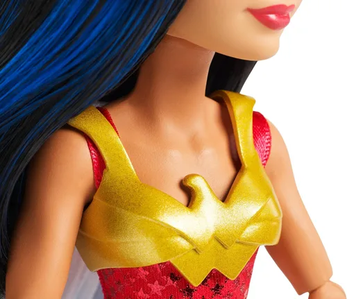 Vista 3 de Muñeca de acción para niñas Wonder Woman Premium DC Super Hero, 12 pulgadas
