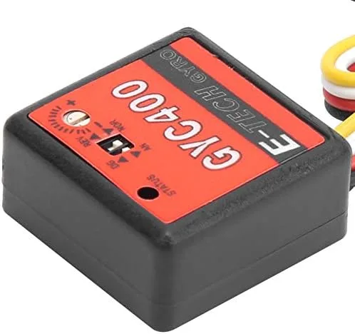 Vista 2 de Módulo de giroscopio RC, sensibilidad ajustable de control de deriva Gyro Mini para control remoto entusiastas de coches Drift Racing Hobby modelos