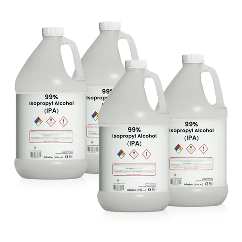Vista 5 de Alcohol isopropílico al 99% (IPA), fabricado en Estados Unidos, 127.8 fl oz/galón
