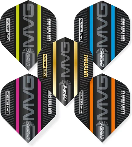 Vista 2 de Winmau Michael Van Gerwen MvG Design Prism Dart Flight Collection
