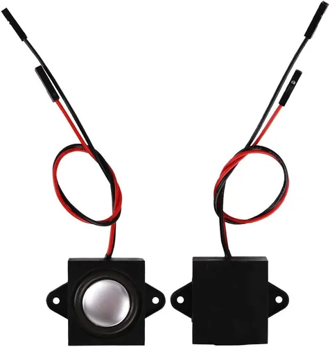 Vista 6 de MakerHawk Mini altavoz de 2 piezas - 3W 8 conector de altavoz publicitario portátil de gama completa (3.3V - 5V)