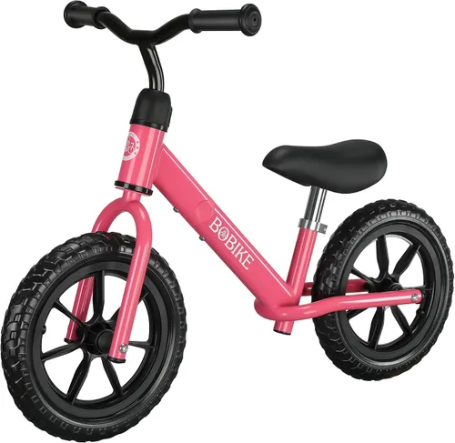 Vista 8 de Bobike Toddler Balance Bike Toys for 2 to 5 Year Old Girls Boys Adjustable Seat and Handlebar No-Pedal Training Bike Best Gifts for Kids