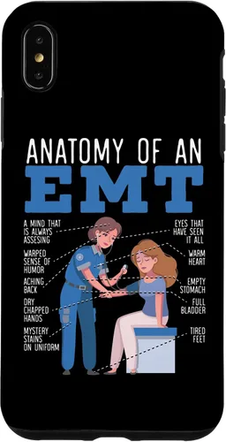 Vista 7 de iPhone 15 Anatomía de un EMT Paramédico EMT EMS Health Care Case