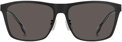 Vista 2 de Hugo Boss BOSS 1410FS - Gafas de sol para hombre, color negro mategris 6016145, Mate negro