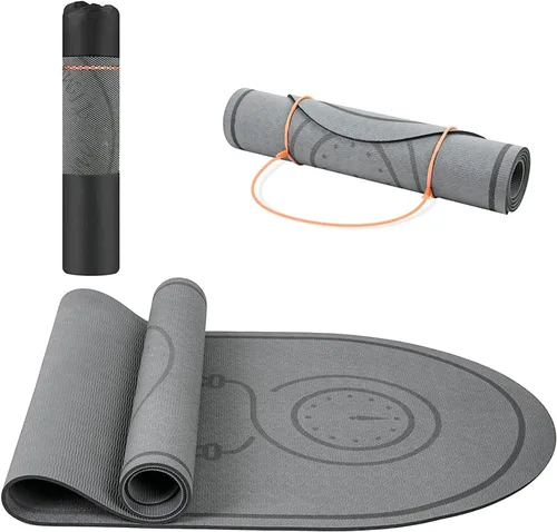 Vista 7 de Tapete para Saltar la Cuerda 71"/63"x24" Más Grande Antideslizante Interior Exterior Tapete de Ejercicio Fitness, Alta Densidad Entrenamiento