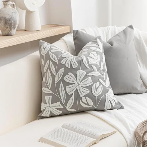 Vista 17 de BlissBlush - Funda de almohada lumbar decorativa de 12 x 20 pulgadas, funda de almohada de terciopelo beige neutro para sofá, sala de estar, cojín