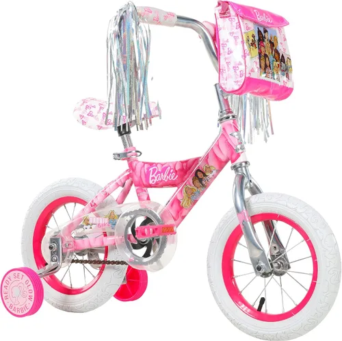 Vista 10 de Dynacraft Barbie 12, 16, 18-inch Girls' Bike for Kids Ages 3-9 Years - Fun and Stylish Design, Sturdy and Durable, Perfect for Kids Learning to