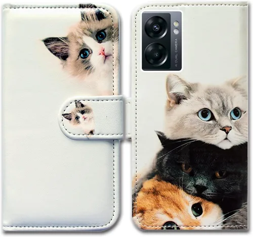 Vista 21 de Bcov Funda para OnePlus Nord N300 5G, diseño de pájaro negro y verde con tapa para teléfono con ranura para tarjeta y soporte para OnePlus Nord N300