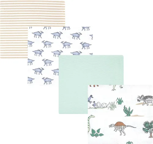 Vista 117 de Hudson Baby Mantas receptoras unisex de franela de algodón para bebé, avión, talla única